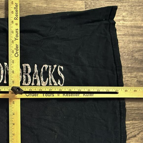 US Army Sapper Engineers Diamondbacks Skull Snake Graphic LS Tee Black M Gildan - Picture 8 of 8